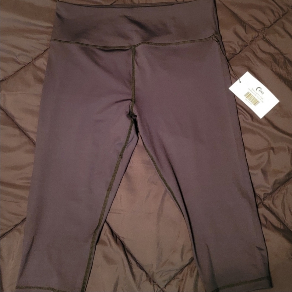 ZYIA Black Light n Tight Hi-Rise Crop 17"